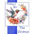 FLORAL BEAUTIES CHRISTMAS Hummingbird